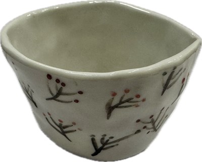 Пиала handmade by Tigris and Euphrates Белая с кустом 990267